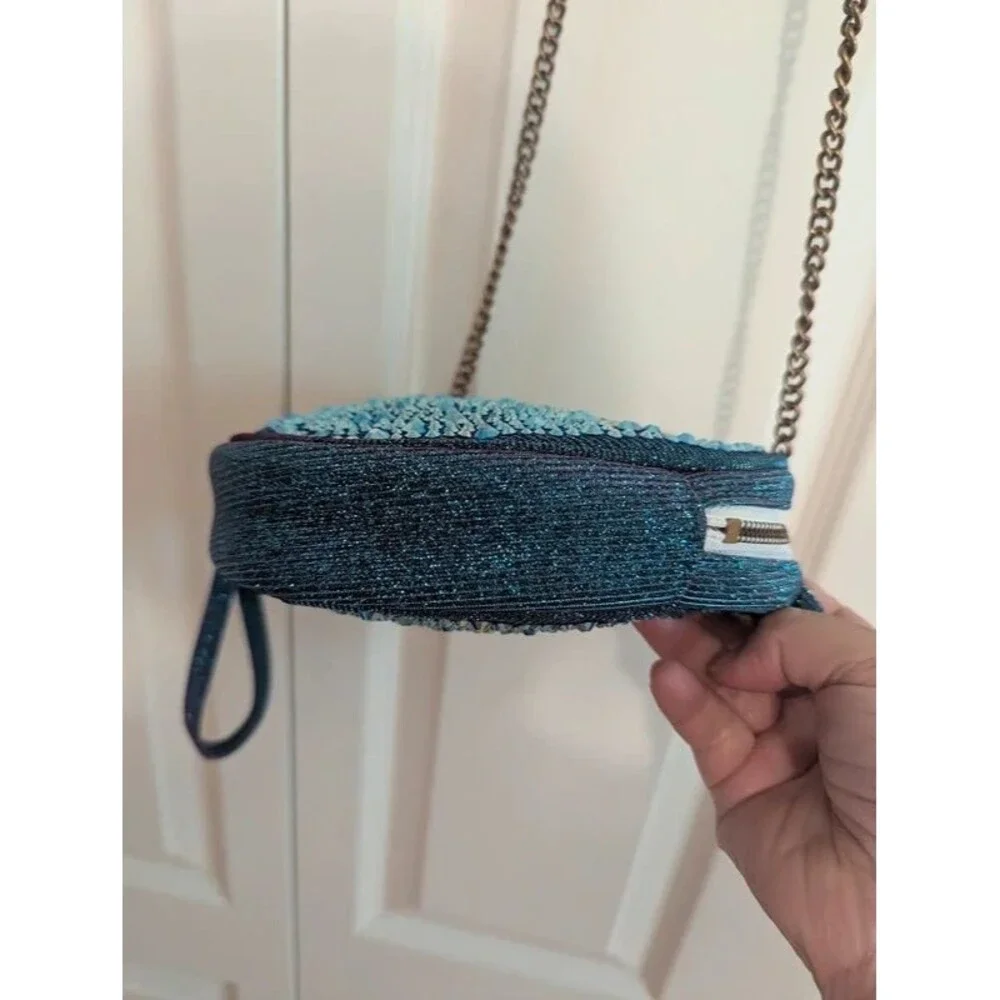 Rebel Athletic blingy Midnight Mermaid sparkle heart purse